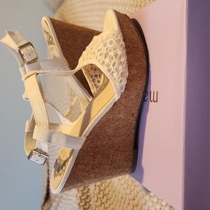 Madden Girl Become Cognac Wedges size 7